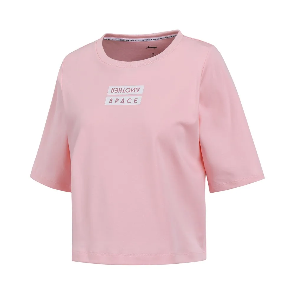 Женская спортивная футболка (Break Code)Ling Ning свободные футболки из 100% хлопка с