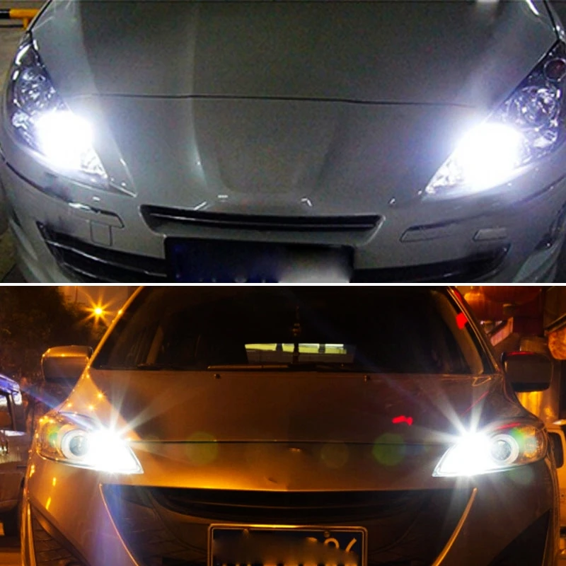2 шт. супер яркие Автомобильные противотуманные фары P13W 1500Lm 27 SMD 3030 светодиодный