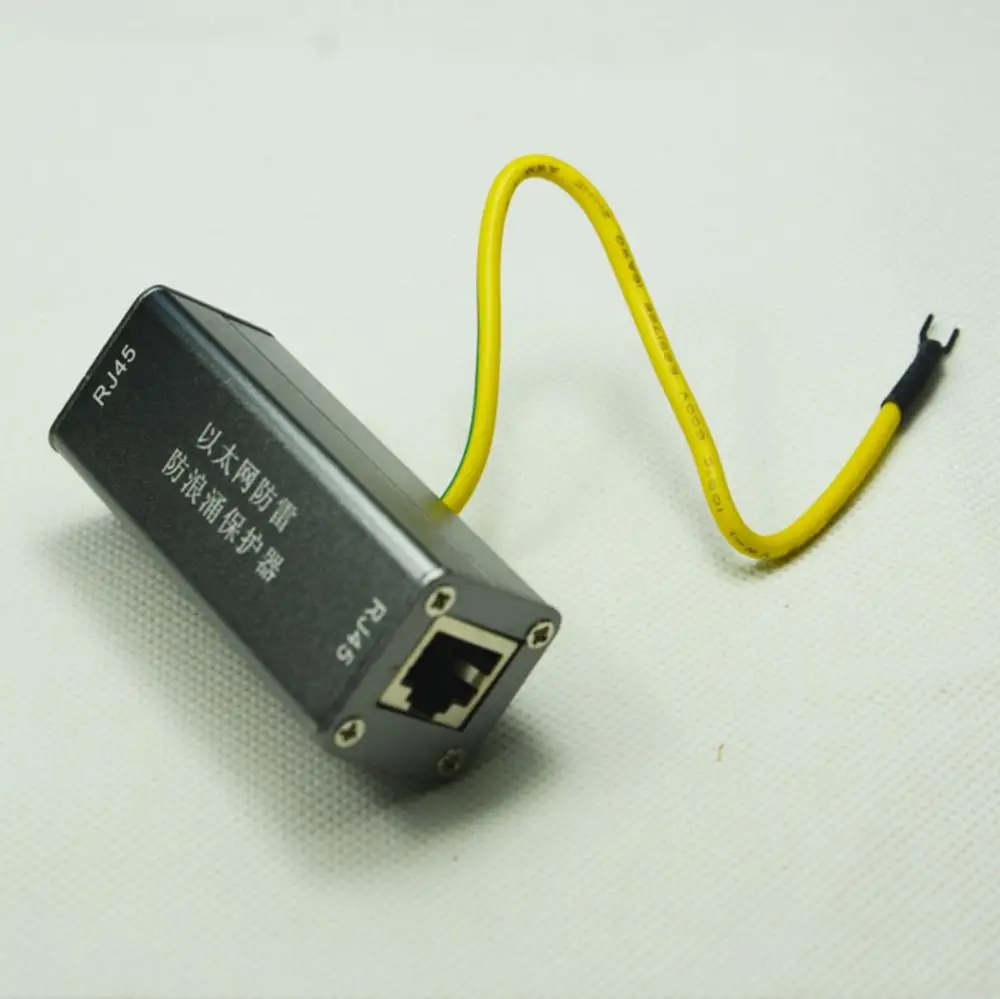 Сетевой RJ45 устройство защиты от перенапряжения Lightning Arrester SPD для сети Ethernet 100 м |