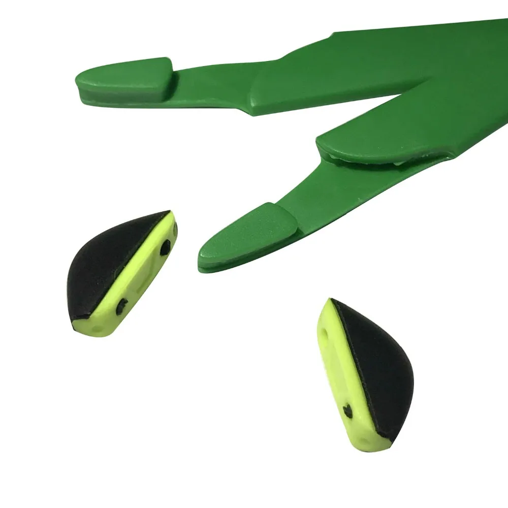 HKUCO Orange/Green Replacement Silicone Leg Set For Crosslink Sunglasses Earsocks Rubber Kit | Eyeglasses Lenses