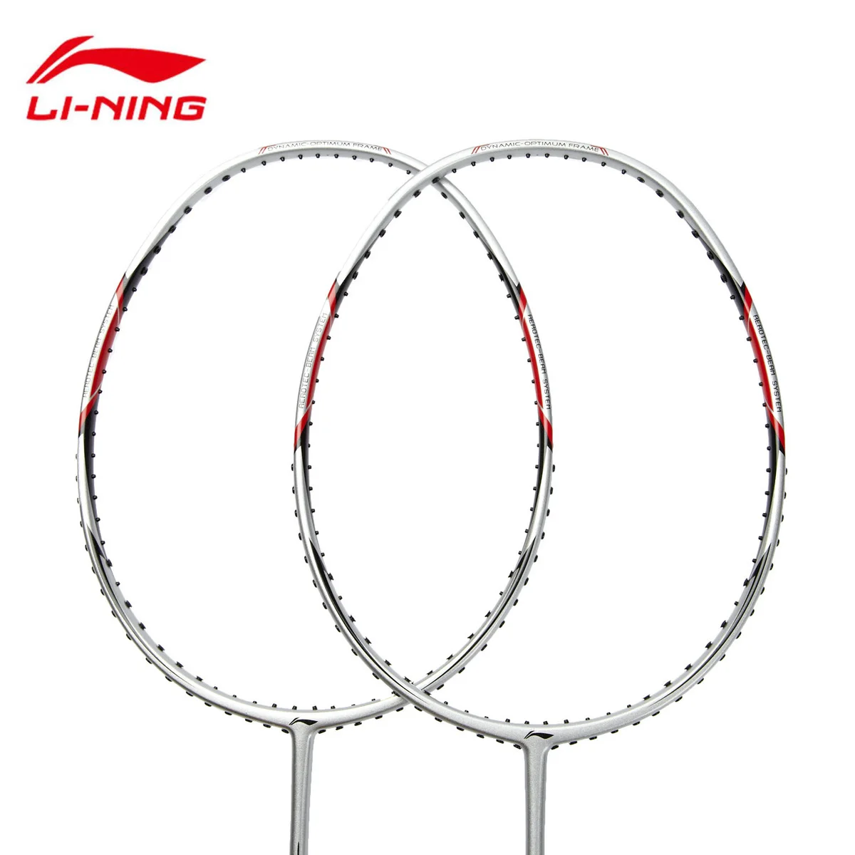 1 пара Ракетки для бадминтона Li Ning A700 серебро супер свет углерода Волокно Тип