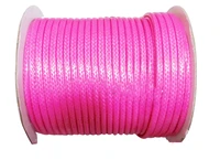 50yardsroll3 5mm lt roseo korea polyester wax cord waxed rope threaddiy jewelry accessories bracelet necklace wire string