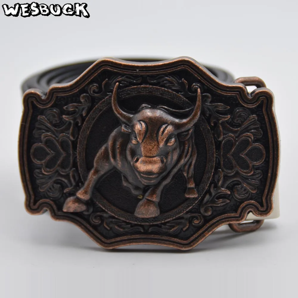 WesBuck бренд Высокое качество 3D бык ремень пряжка с PU | Дом и сад