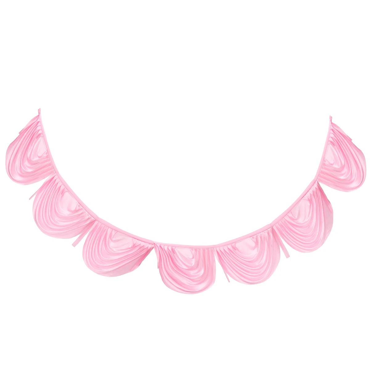 Pink 4 м Свадебный фон Swags Ice Шелковый стол юбка мягкий отель банкет декорация съемные Свадебные занавески Swags 3 цвета - Цвет: Pink