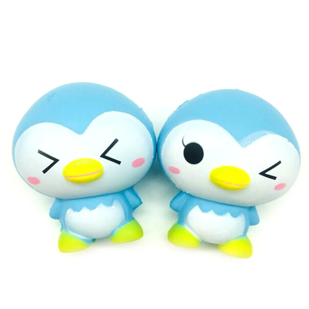 Slow Rising Lovely Cartoon Penguin Soft Cellphone Straps Toy Gift Funny Elastic Environmentally PU Charm Randomly | Игрушки и хобби