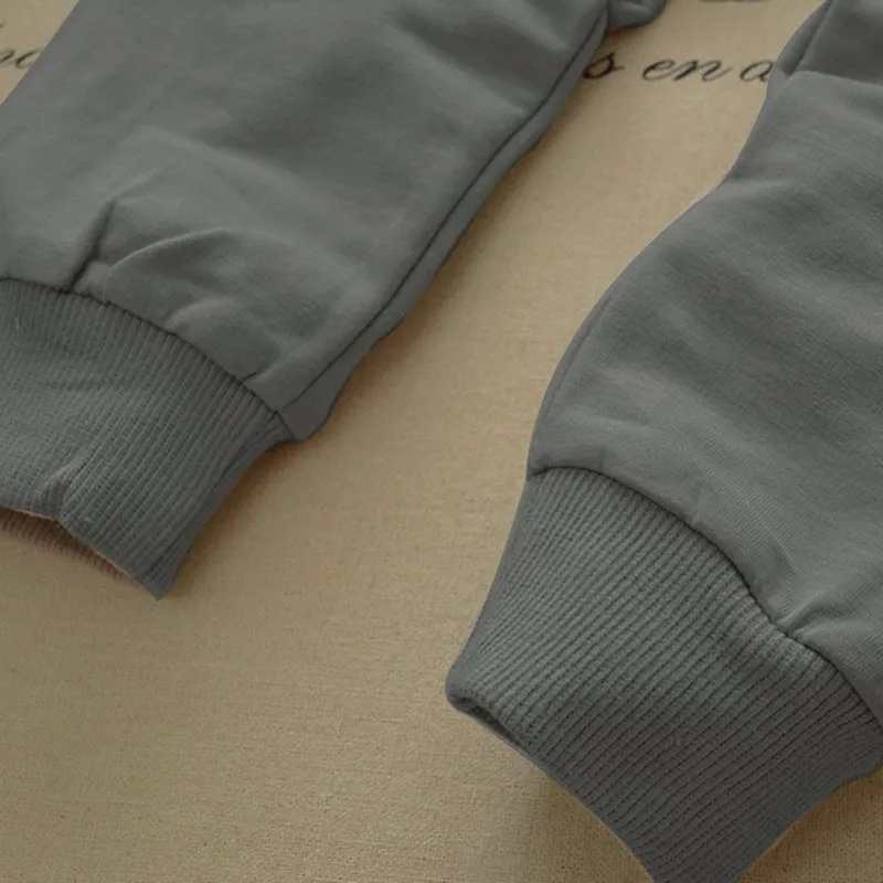 Baby girl clothes long-sleeved cartoon elephant autumn baby boy 1-4 years old children's casual sweater pants sets |