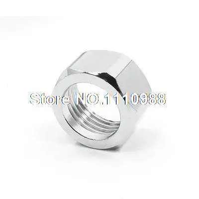 

1/2" PT Female Thread Hex Rod Coupling Straight Connector Fitting Silver Tone