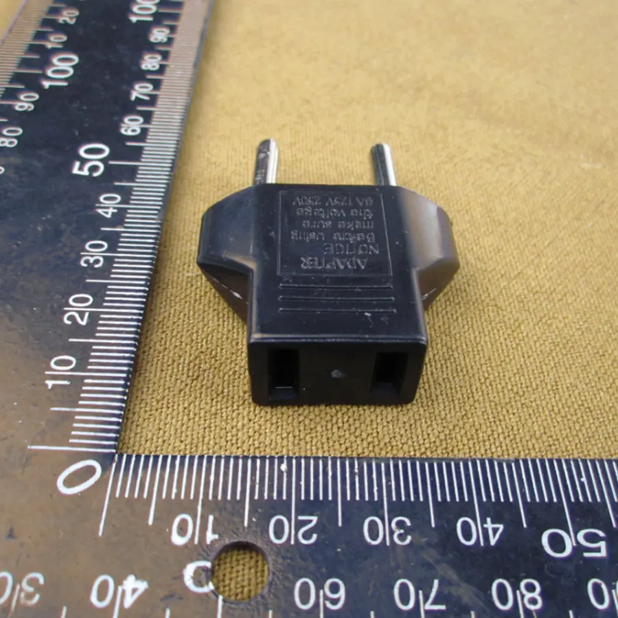 10 Шт./лот США в ЕС AC Power Plug Дорожный Преобразователь Адаптер #969 | Электронные