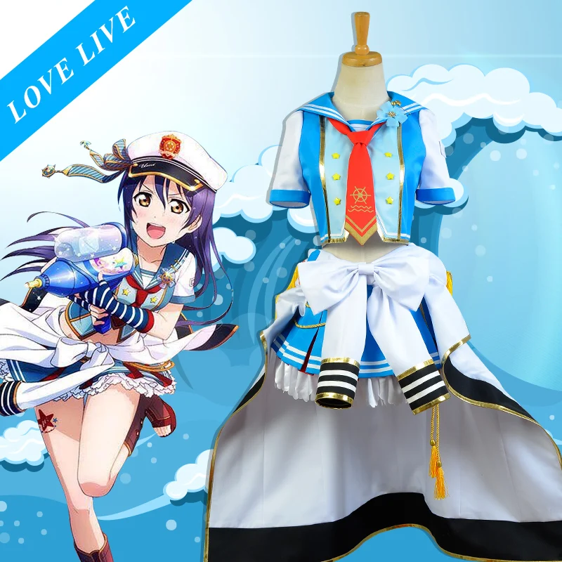 LoveLive! Обувь в стиле аниме Живая Любовь Nico Yazawa темно синие костюмы для девочек