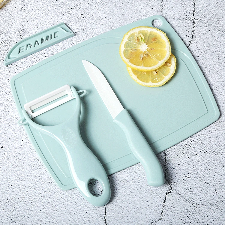 Керамический нож для пилинга набор овощной доски комплект из трех предметов