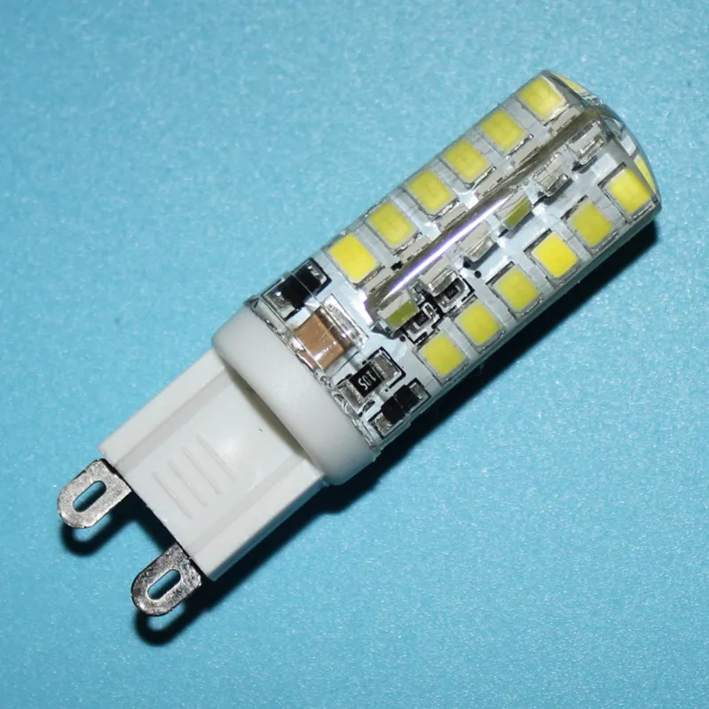 Светодиодная лампа G9 G4 AC110V 220V 3014 7W 9W 12W SMD 2835 светодиодная силиконовая Прозрачная