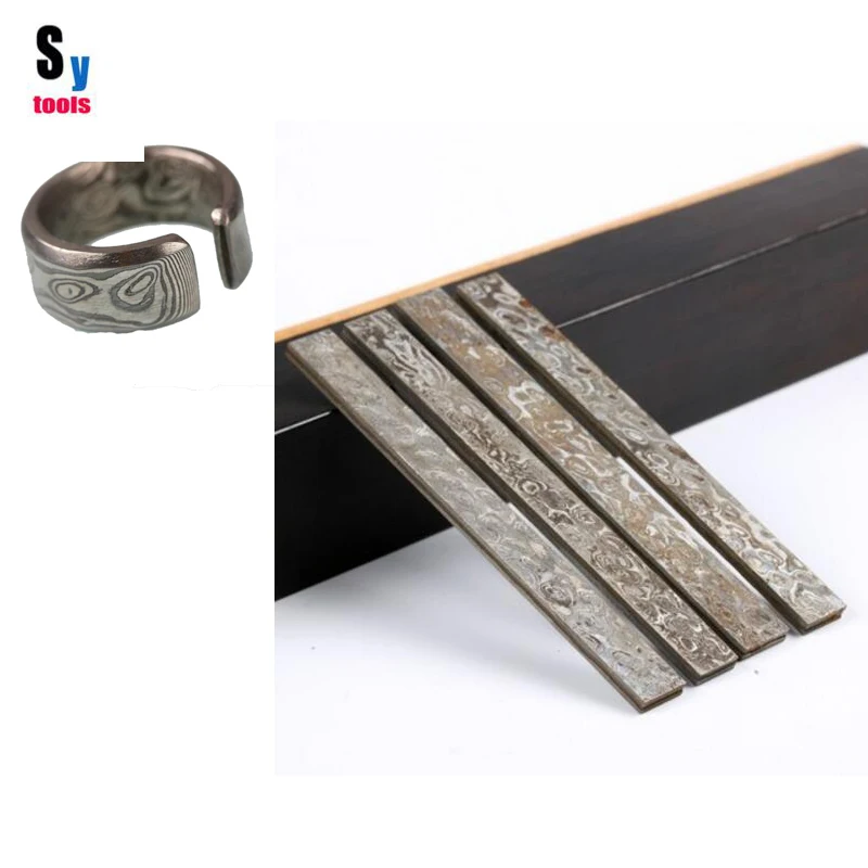 Нож из дамасской стали с узором 100*9*3 мм | Инструменты