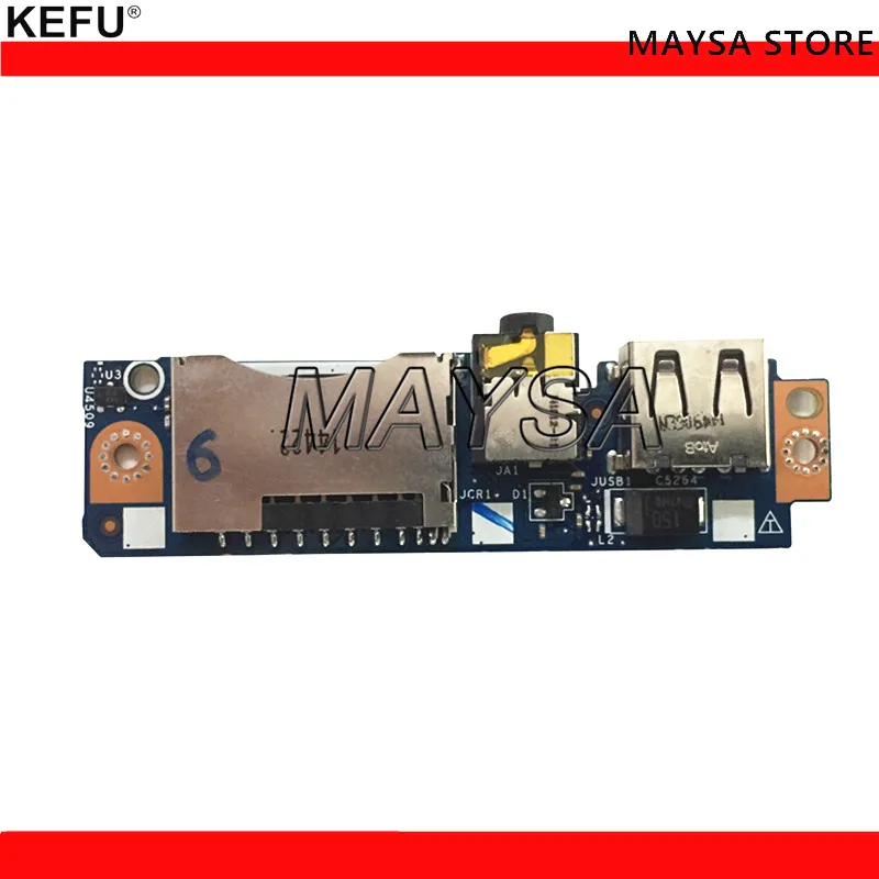 Аудио Джек кардридер USB порт плата подходит для Lenovo IdeaPad Yoga 2 13 ноутбука P/N LS-A922P