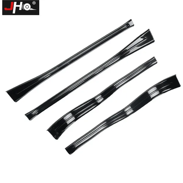 Black for Outside JHO стальная Накладка на порог для Ford Explorer 2011- 18 13 14 15 16 17 шаг потертости царапин защитная крышка автомобильные аксессуары - Название цвета: Black for Outside