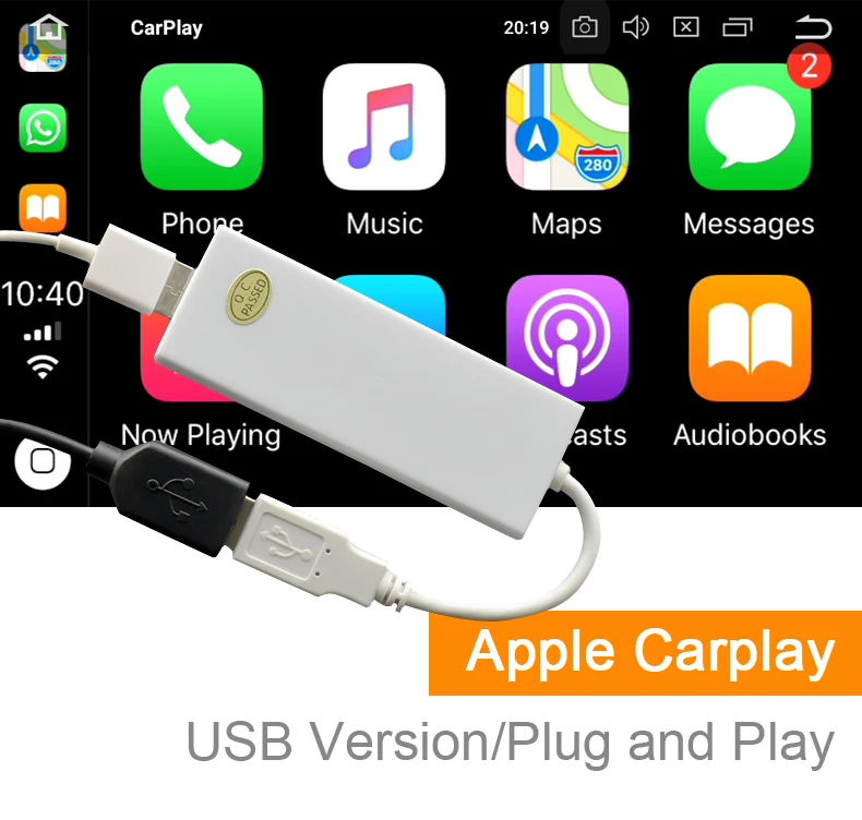 USB Smart Link Apple CarPlay ключ для Android навигационный плеер для iPhone Автомобильный плеер мини USB Carplay