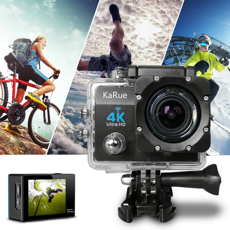 Экшн-камера KaRue AK68 30 м 4K 1080P 2 0 дюйма ЖК-дисплей Wi-Fi | Электроника