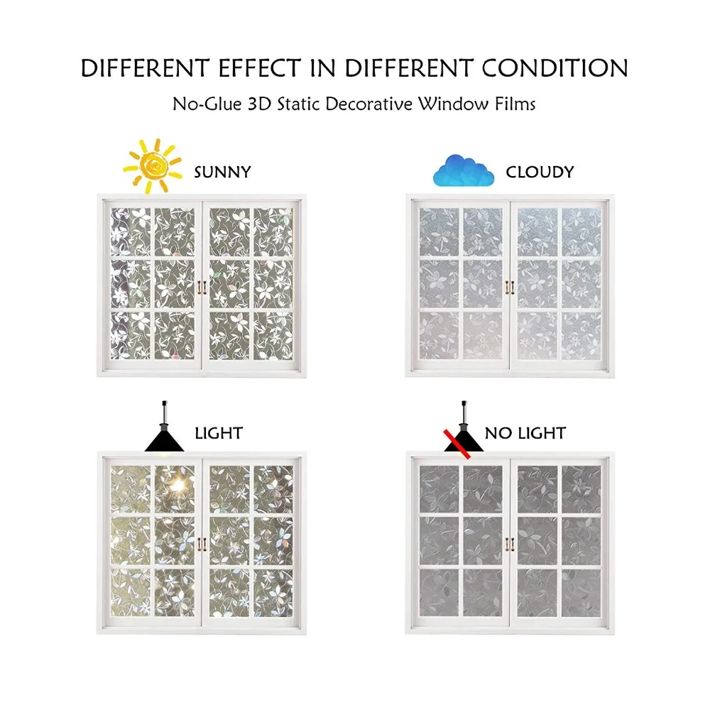 Бренд Funlife оконная пленка экология нетоксичный статический декор для