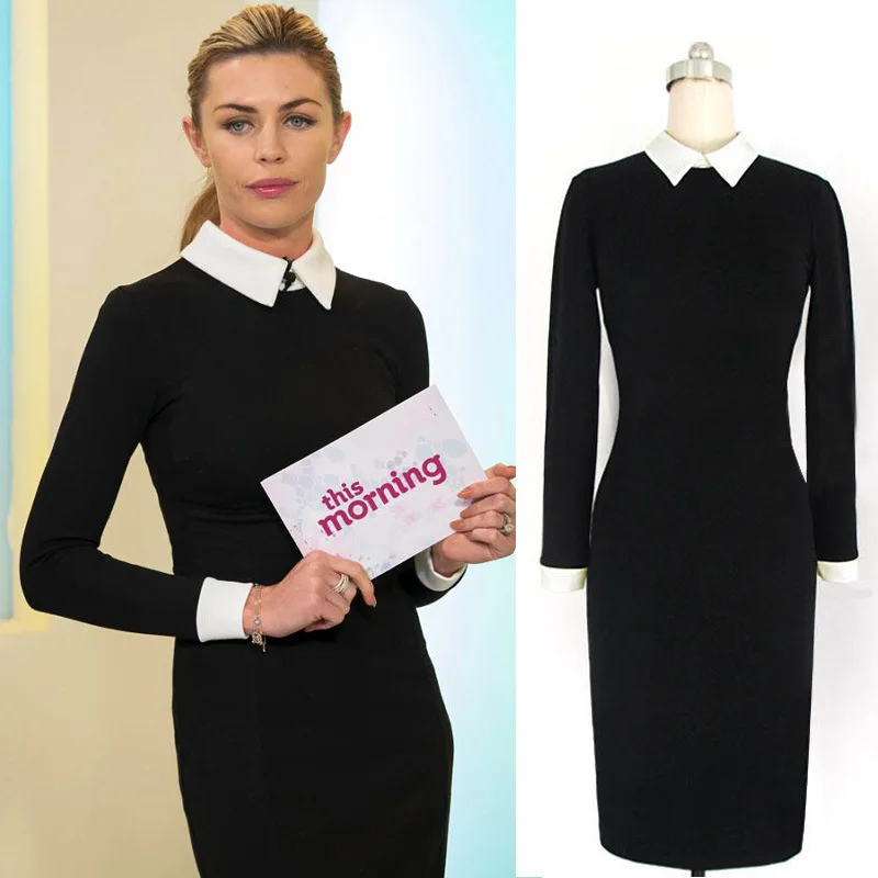 Женское офисное платье vestido однотонное вечернее без рукавов размера плюс XXL
