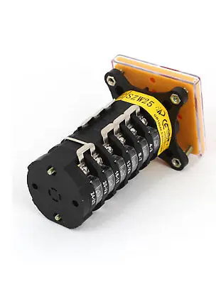 1 PC AC380V 25A Panel One Phase Rotary Selector Cam Changerover Switch SZW25-6 | Инструменты