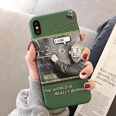 green GlamPhoneCase персонажа из мультфильма чехол для телефона для iPhone 7 8 Plus XS Max XR смешные случаи для iPhone X 8 7 6 6 S Plus Мягкие TPU крышка - Цвет: green