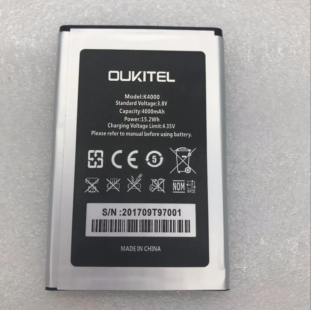 Новая батарея Oukitel K4000 оригинал высокое качество 4000 мАч замена батареи для