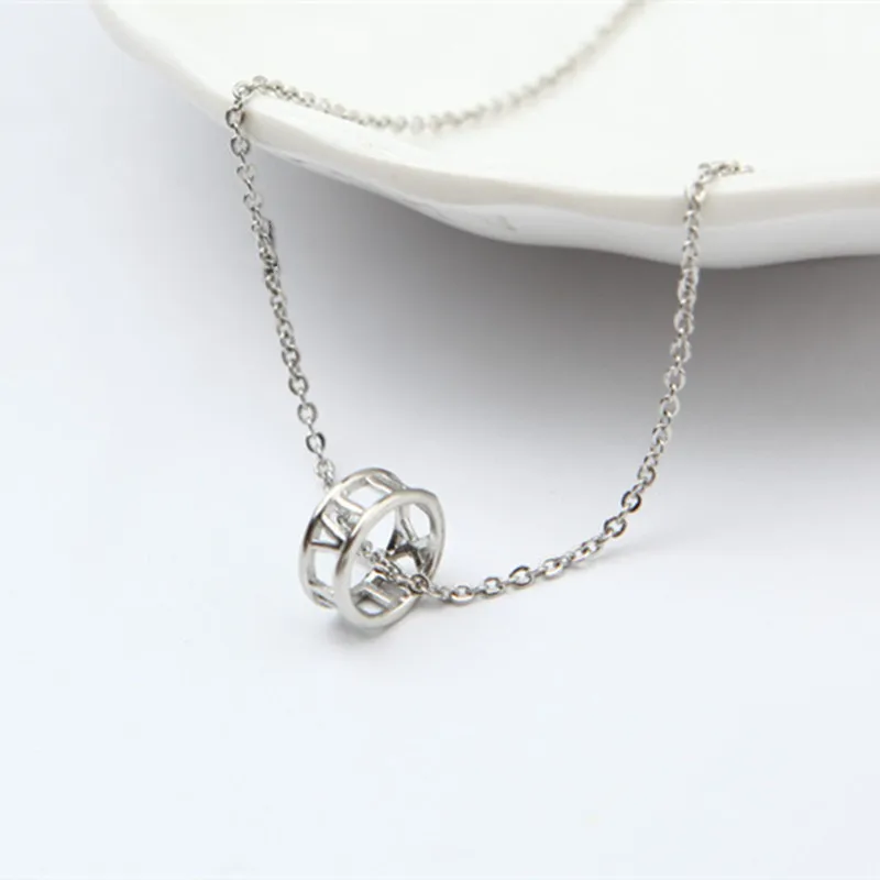 

Модное корейское женское ожерелье и кулон геометрической формы, овальное кольцо с полой буквой, простые дикие женские Украшения, оптовая пр...