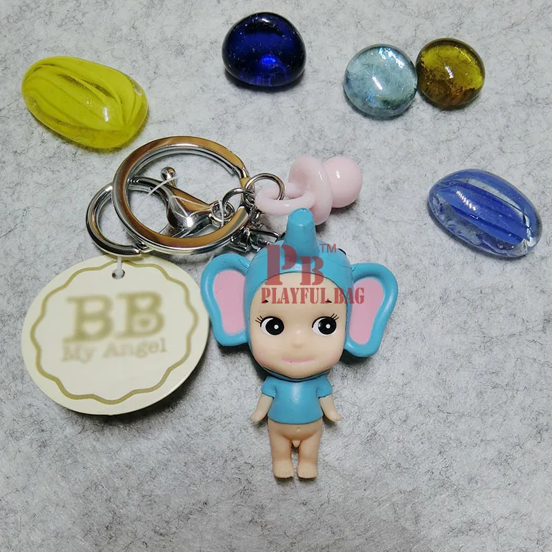 2018 pb игривый Сумка милая кукла &quotКупидон&quot mini car key животных Sonny Angel сумка кулон