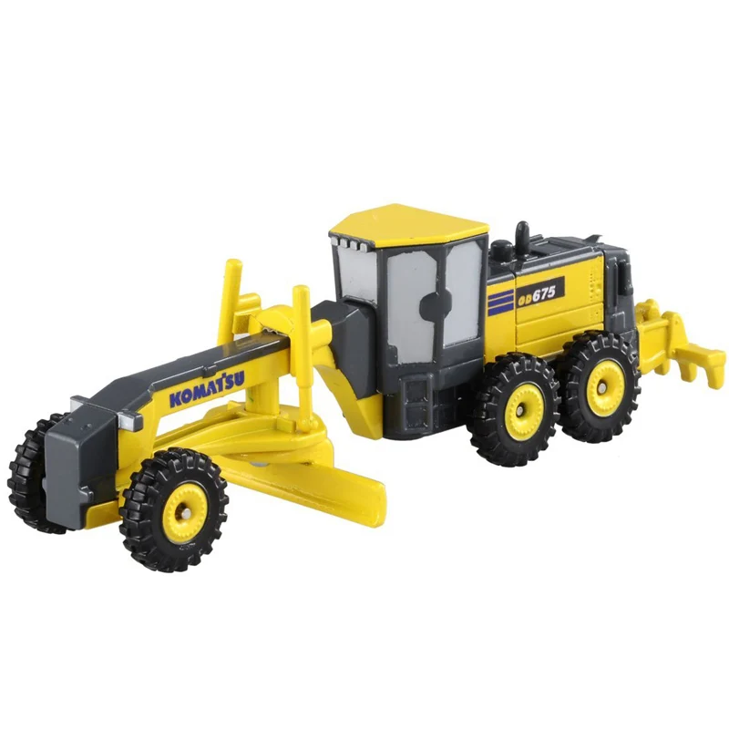 Автомобильный грейдер Takara Tomy Tomica 1/81 Komatsu длинный грузовик 15 см инженерный