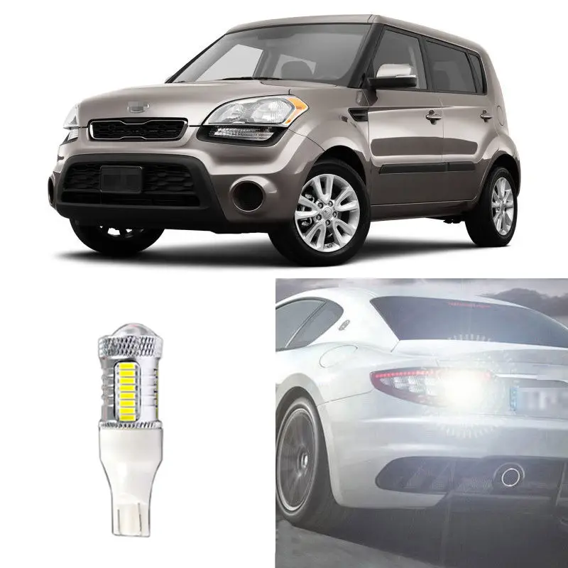 

Ownsun Brand New Error Free 50W LED Reversing T15 Back-Up Reverse Light Bulb For Kia Soul 2010-2013