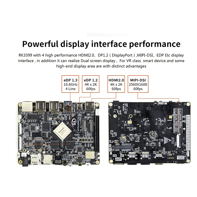 MECOOL VS RK3399 DIY Super Development Board Mali-T860 Android 7 1 ARM 6 core 64 bit 4K VP9 4G + 32G/2G 16G H.265 1000M TV Box |