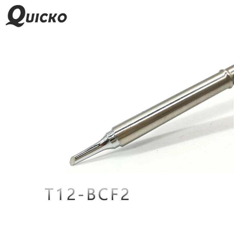 QUICKO T12 BCF2 сварочные инструменты паяльник наконечники для FX952/951/9501/907 ручка LED & OLED