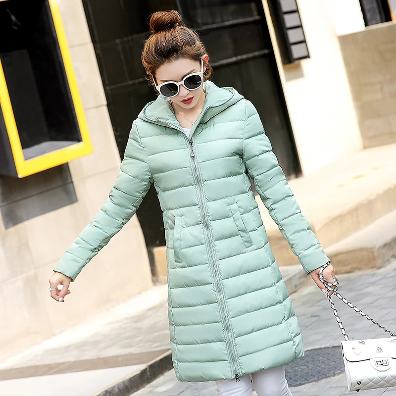Wadded Winter Jacket Women Cotton Long 2017 Fur Slim Padded Coat Outwear High Quality Warm Chaquetas Parka Feminina | Женская одежда