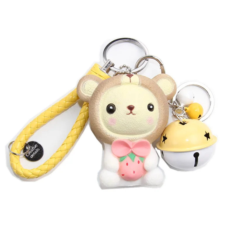 2019 New Bear Powder Moving Liquid Key Ring fantasy keychain Glitter Quicksand Star Keychain Car Pendant Creative Gift | Украшения и