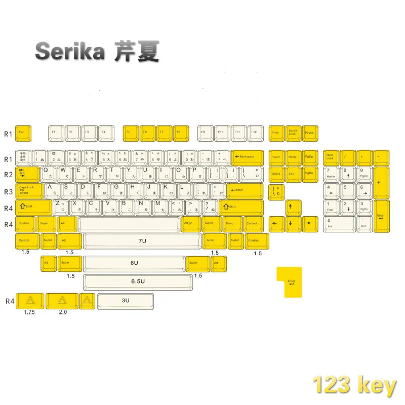 Серия PBT cherry профиль Keycap краситель sub новинка совместим с 64/68/84/96/104 и планировкой