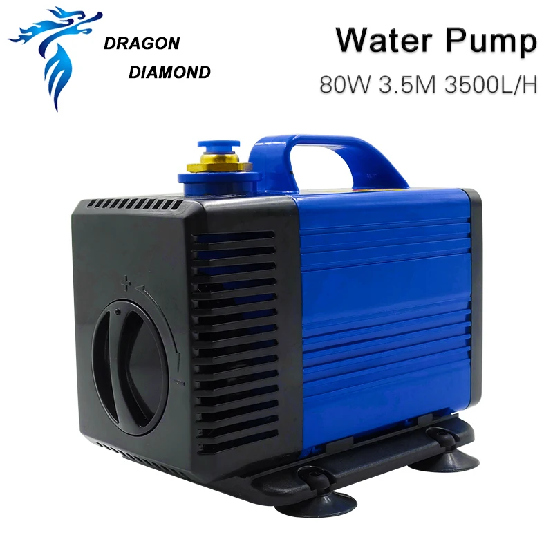 Погружной водяной насос 80 Вт 3 5 м 3500л/ч IPX8 220 В для CO2 лазерной гравировки