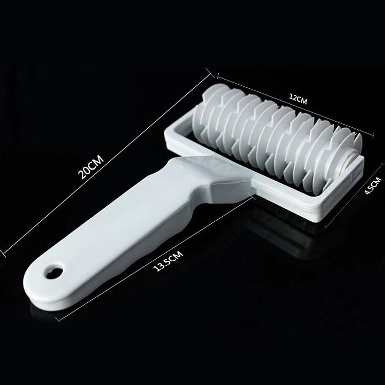 Большой размер выпечки инструмент плесень пластиковые сетки нож роликовый резак