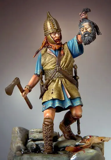 

Assembly Unpainted Scale 1/32 54mm officer Warrior, ancient period--54mm Historical toy Resin Model Miniature Kit