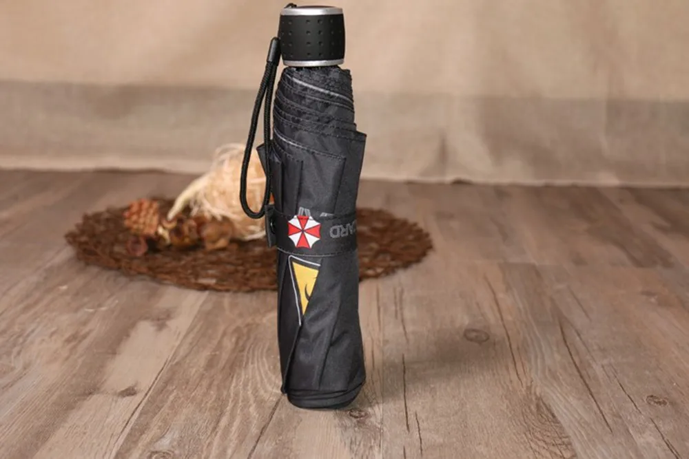 Biohazard Обитель зла, Umbrella корпорация Parapluie Rain men 3 складные ручные Paraguas Hombre новинки