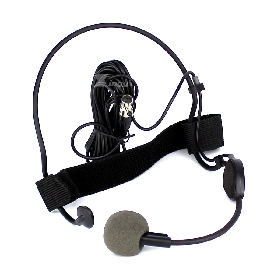 4 шт. гарнитура Mini XLR Pin TA4F с динамическим микрофоном для SHURE WH20TQG беспроводной