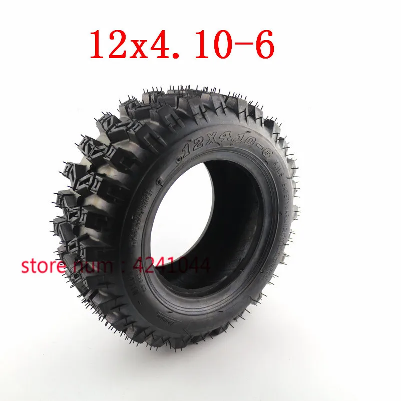 Шина 12x 4 10-6 для ATV Quad Go Kart 47cc 49cc/4 шина газона сада культиватор снегодувка трость |