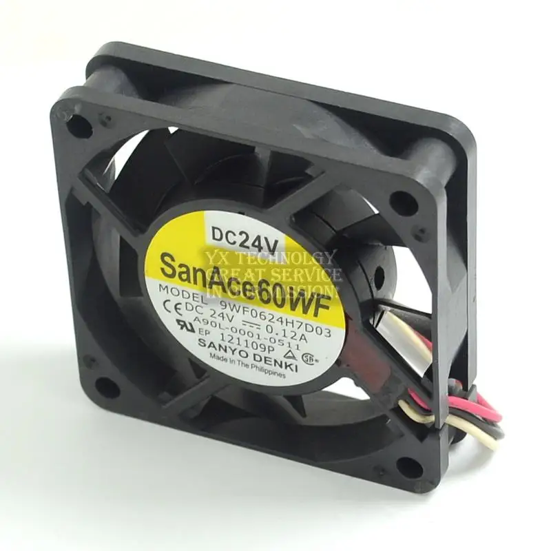 Новый 9WF0624H7D03 6015 60 мм 24 В A90L-0001-0511 Fanuc для охлаждающего вентилятора SANYO 60*60*15 |