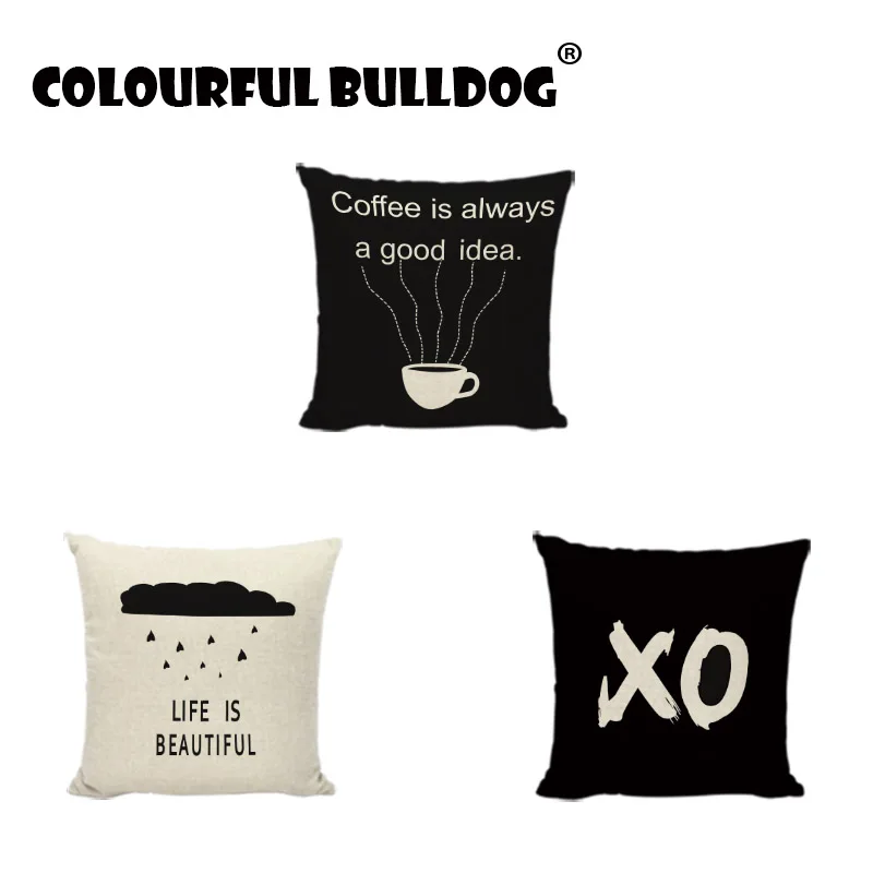 Детская наволочка для подушки с надписью Never Give Up|cushion cover|throw pillow casesdecorative throw pillows