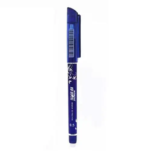 Blue pen-1pcs 1 шт. стираемый гель Сменные стержни для ручек красный синий чернильный синий и черный волшебный пишущий нейтральный Карандаш 0,5 мм стирающиеся ручки моющиеся ручки - Цвет: Blue pen-1pcs