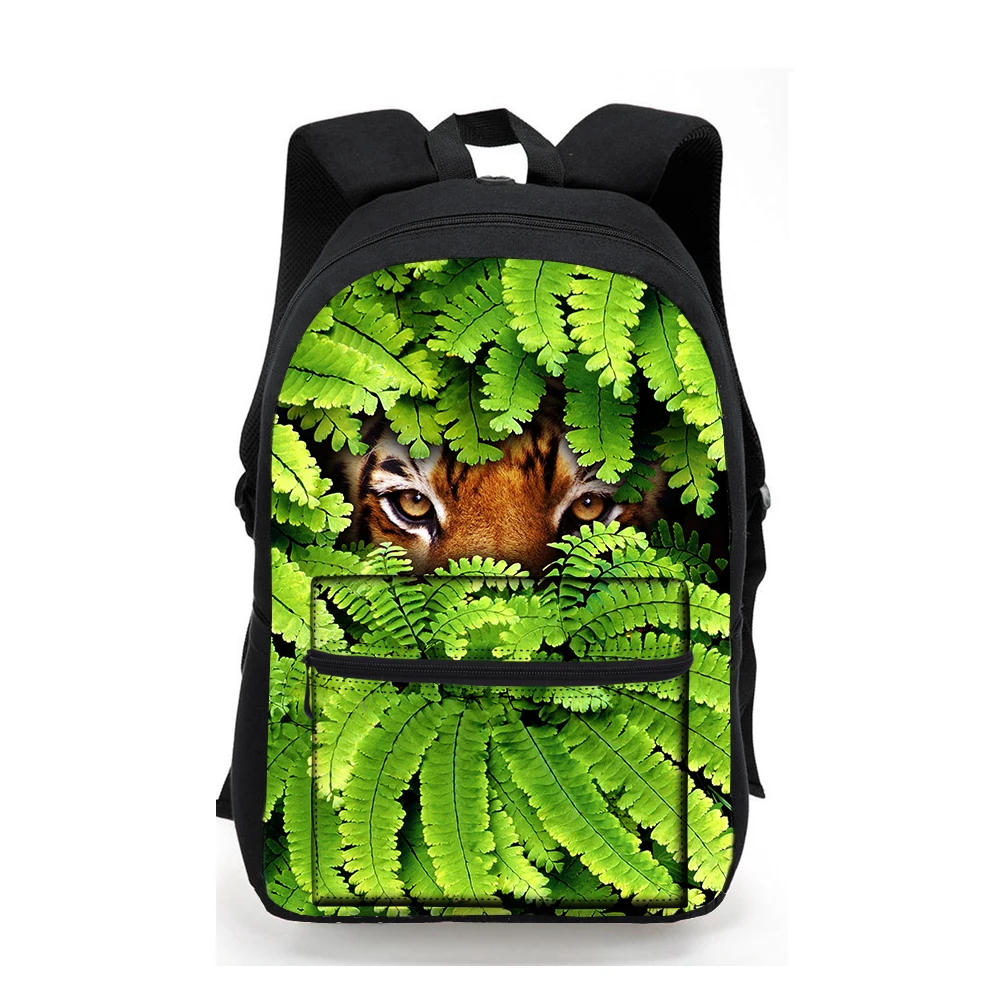 Модный разноцветный рюкзак для женщин 2017 с леопардом школьный девочек 3D принтом