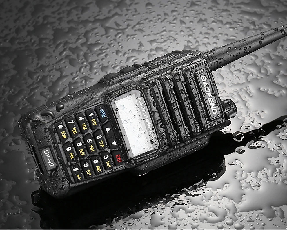 Baofeng UV-9R UV9R плюс Водонепроницаемая рация Ham VHF радиостанция IP67 10 км кв трансивер оборудование связи