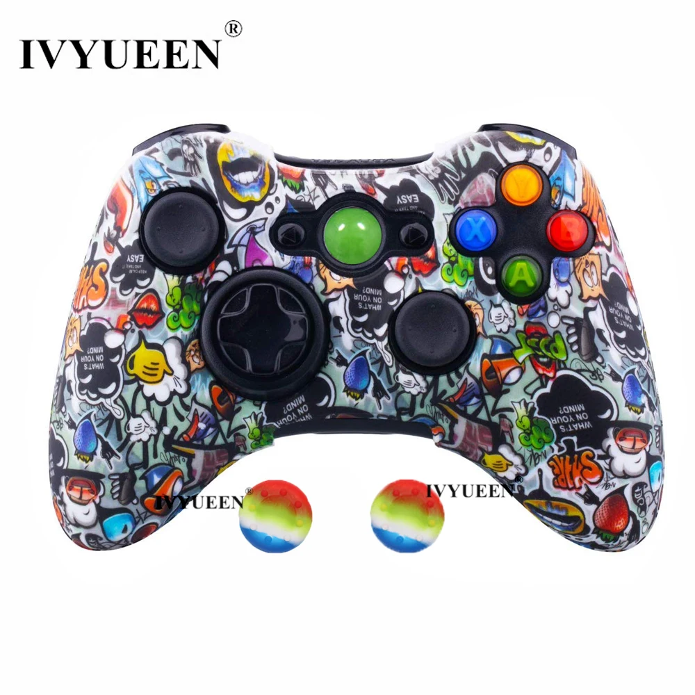 IVYUEEN защитный чехол для microsoft Xbox 360 проводной/беспроводной контроллер силиконовый чехол
