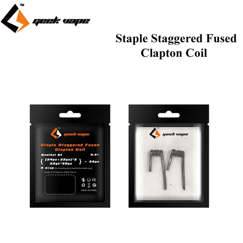 GeekVape Alien Clapton предварительно оборудованная катушка катушки (26GA x 16GA + 30GA) KA1 провод