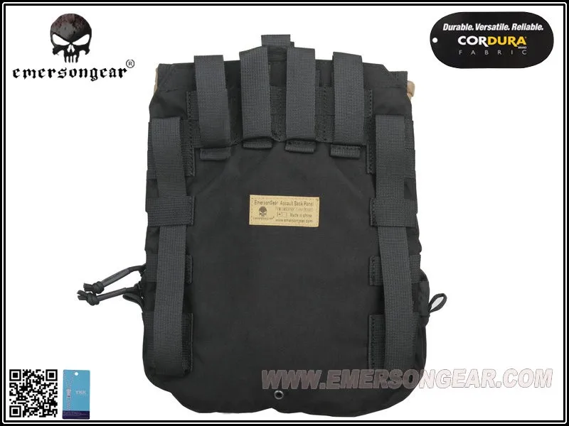 Emersongear штурмовая задняя пакет панели 500D Cordura Coyote коричневый военный Молл пакет для охоты жилеты