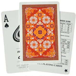 NO955 ORANGE 2 двухслойные карточные Игры покер техасский холдем Пластик ПВХ игральных карт покерные карты Водонепроницаемый с тусклой полировкой, ГИТ настольные игры - Цвет: NO955 ORANGE