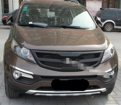 Передняя решетка из углеродного волокна для KIA Sportage 2010 2011 2012 2013 2015 автозапчасти